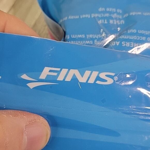 Finis Booster Short Blade Swim Fins Purple US Junior Size 6-8 NEW - Picture 2 of 6